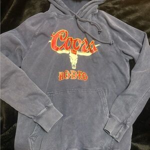 Women’s Small Gray Western Mineral Wash Hoodie